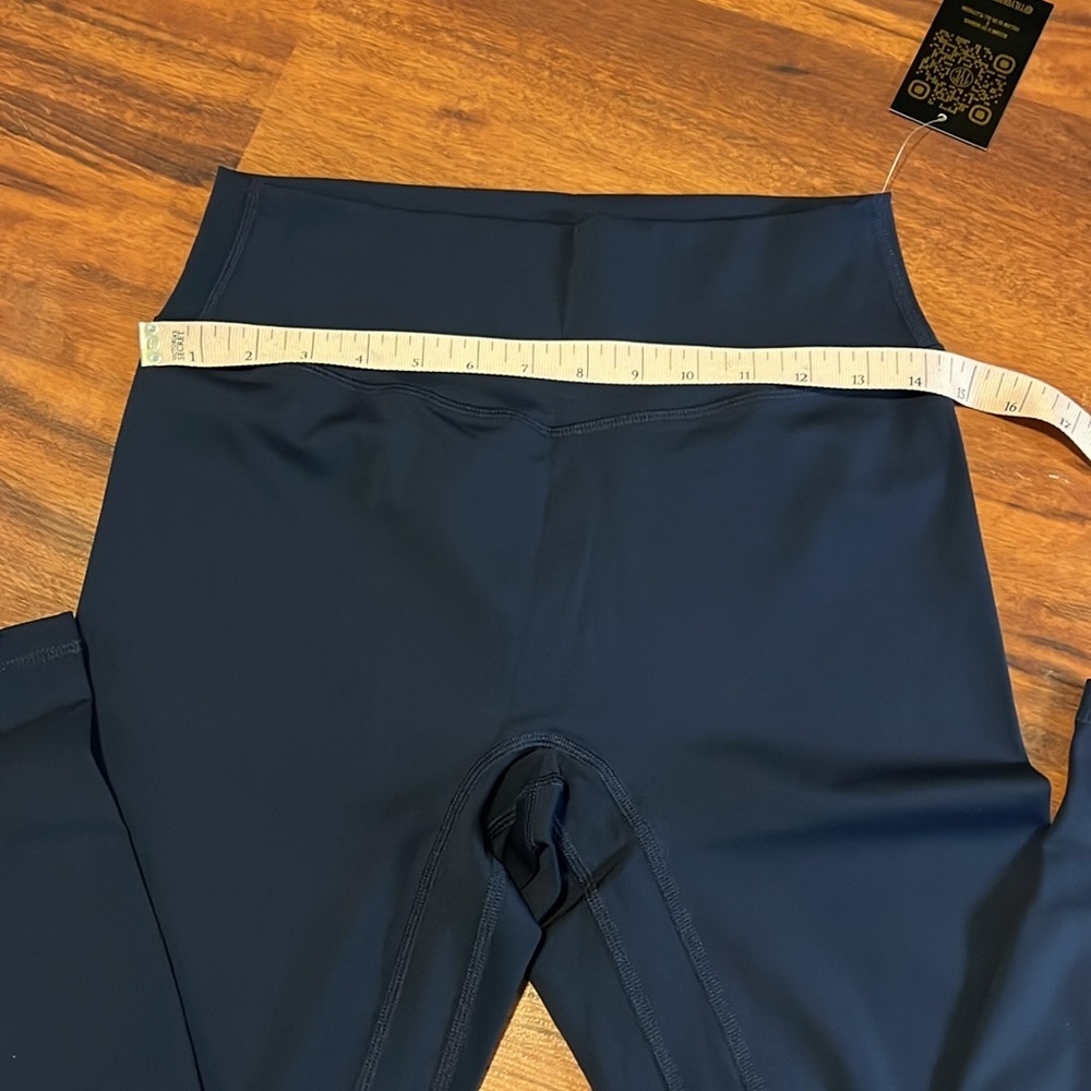 Til You Collapse Original Effortless Classic Leggings Navy Large - Picture 8 of 10